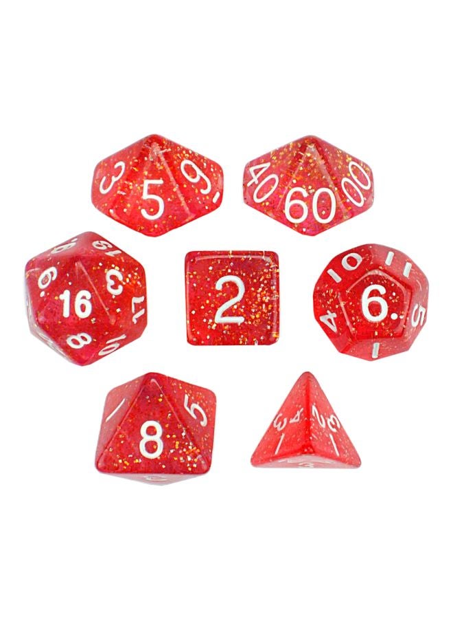 Wiz Dice 7-Piece Polyhedral Dice Set With Pouch  - Image 1