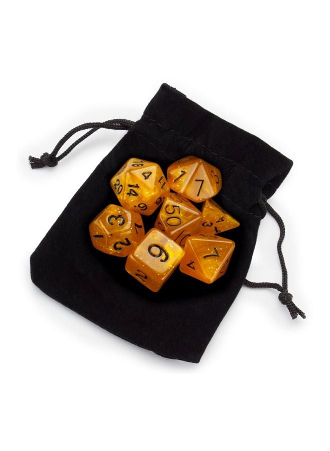 Wiz Dice 7-Piece Polyhedral Dice Set With Pouch  - Image 3