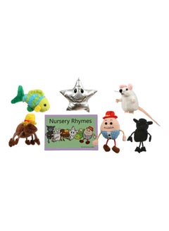 7-Piece Nursery Rhymes Finger Puppet With Book Set PC007905