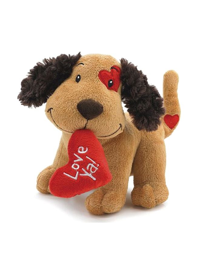 Burton & Burton Heart Plush Puppy Pillow - Image 2