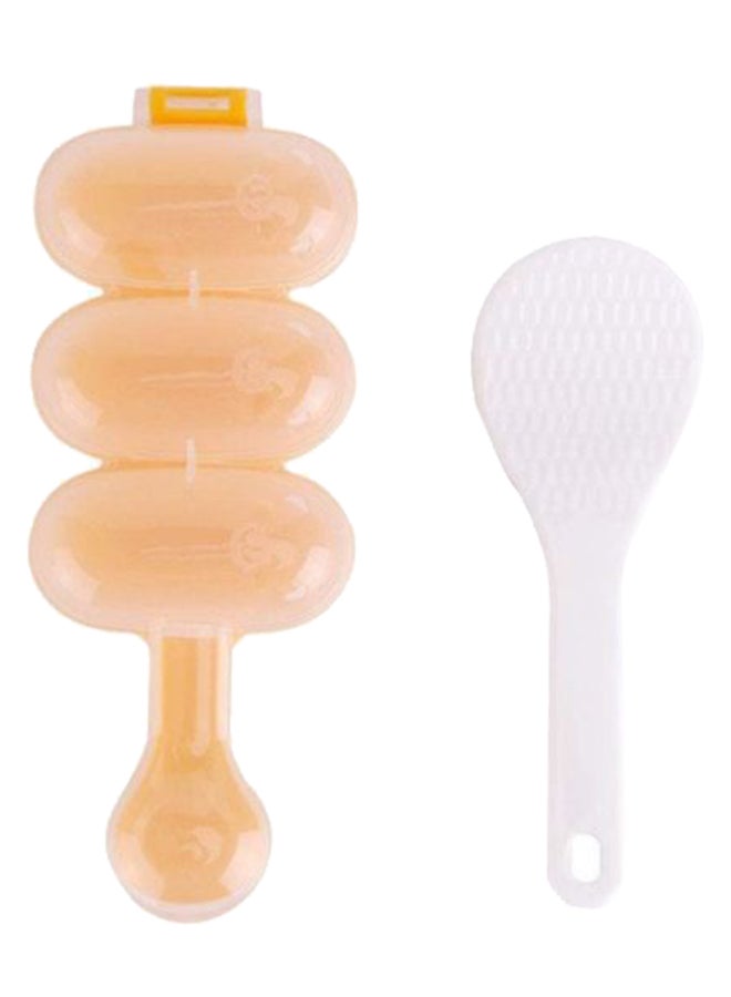 Baby Feeding Rice Ball Maker Mould With Spoon - Image 1