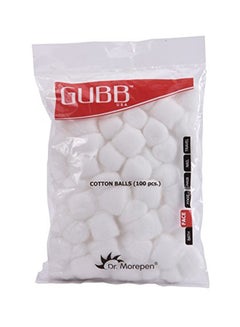 100-Piece Cotton Ball White