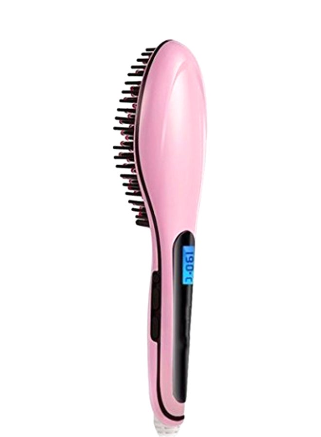 Hemiza 2 In 1 Fast Hair Straightener Straightening Brush With Lcd Screen - Image 1