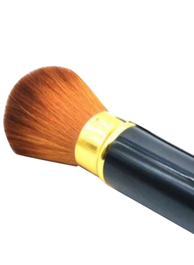 Retractable Face Makeup Brush Brown/Gold/Black - Image 2