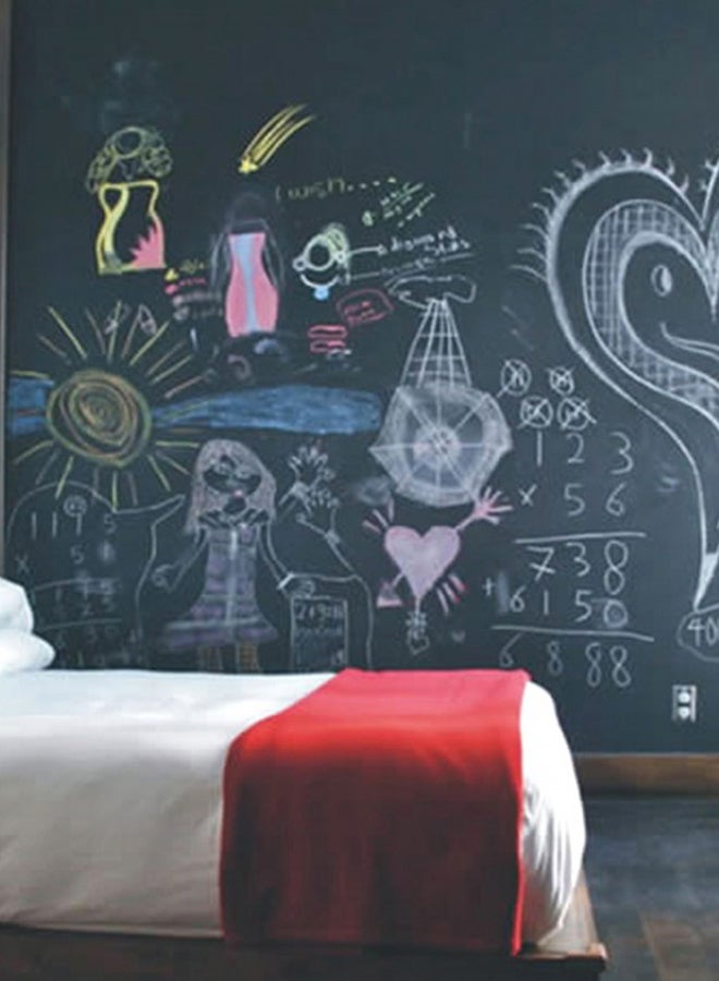 Chalkboard Decorative Wall Sticker Multicolour 200 x 45cm  - Image 5