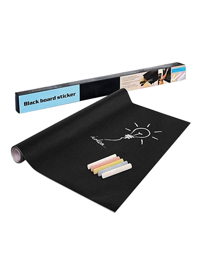 Chalkboard Decorative Wall Sticker Multicolour 200 x 45cm  - Image 1