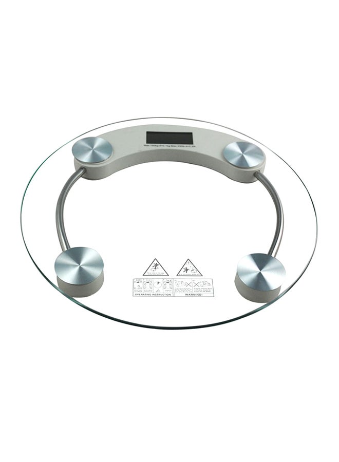 توشيونيكس ميزان رقمي للمرحاض بتصميم مستدير شفاف - Image 1