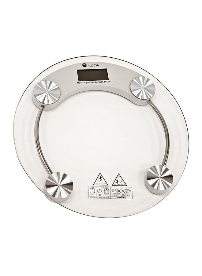 توشيونيكس ميزان رقمي للمرحاض بتصميم مستدير شفاف - Image 2