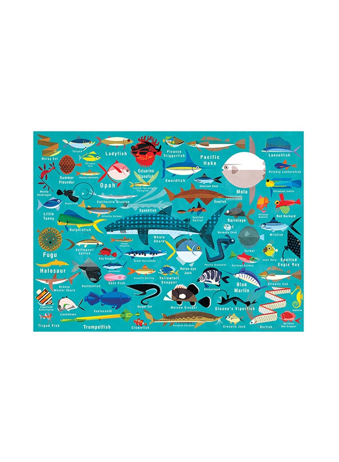 Mudpuppy 1000-Piece Ocean Life Jigsaw Puzzle Set - Image 2