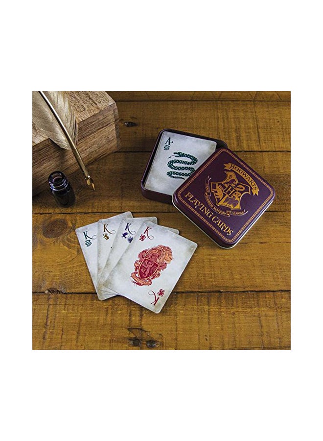 Paladone - Harry Potter Hogwarts Playing Cards 0.8 x 3.1 x 4.3inch - Image 1