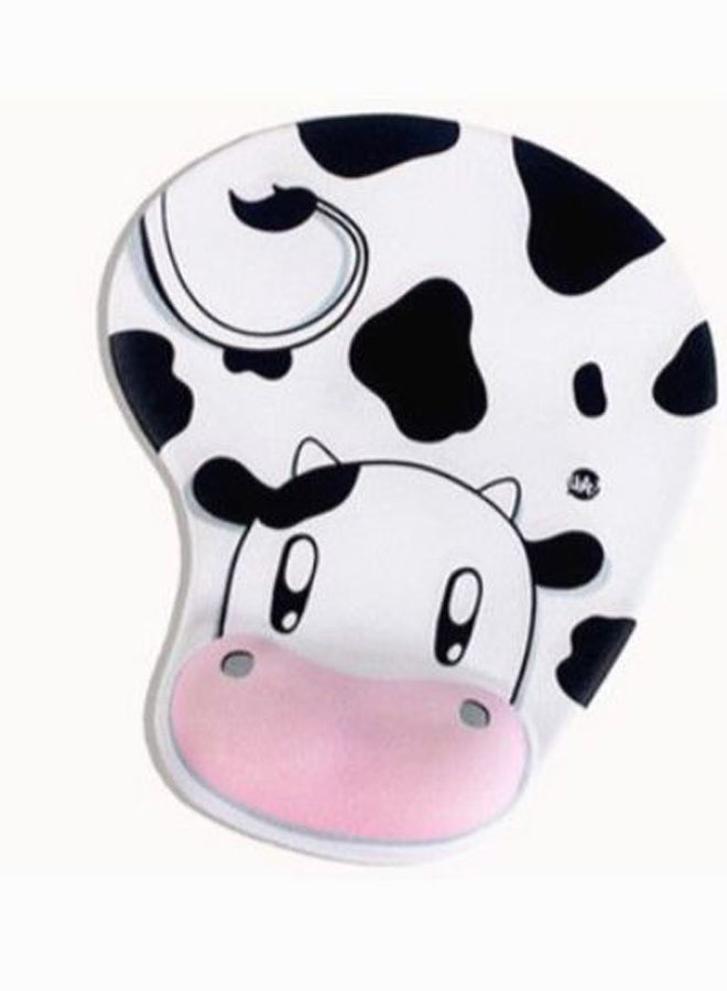 Cow Style Gel Mouse Pad Black/White/Pink - Image 2