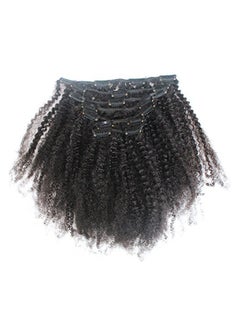 زجزاج هير وصلة شعر برازيلية مجعدة مزودة بمشبك أسود 18بوصة  - Image 1