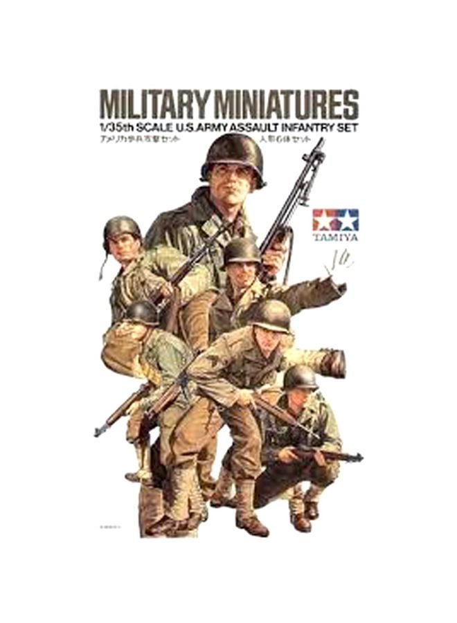 Tamiya Models 6-Piece US Army Assault WWII Figure TM35192 - Image 2