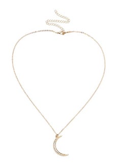Crescent Moon Pendant Necklace