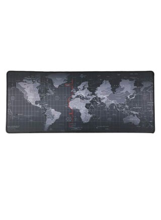 World Map Gaming Keyboard Mouse Pad Grey/Black/Red - v1579692694/N33930168A_1