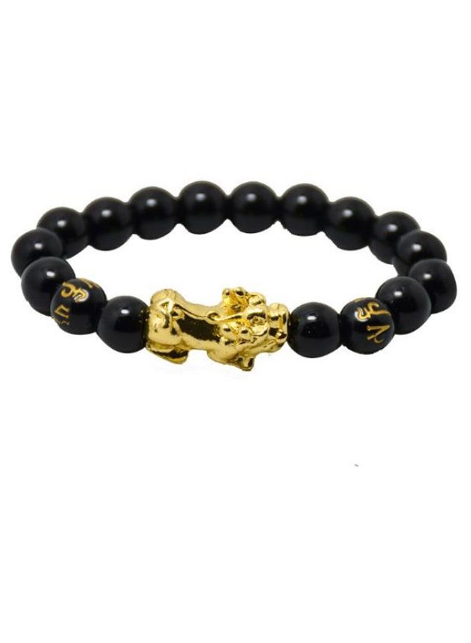 Obsidian Onyx Beads Bracelet