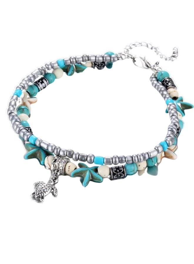 Conch Starfish Anchor Pendant Anklet Bracelet 