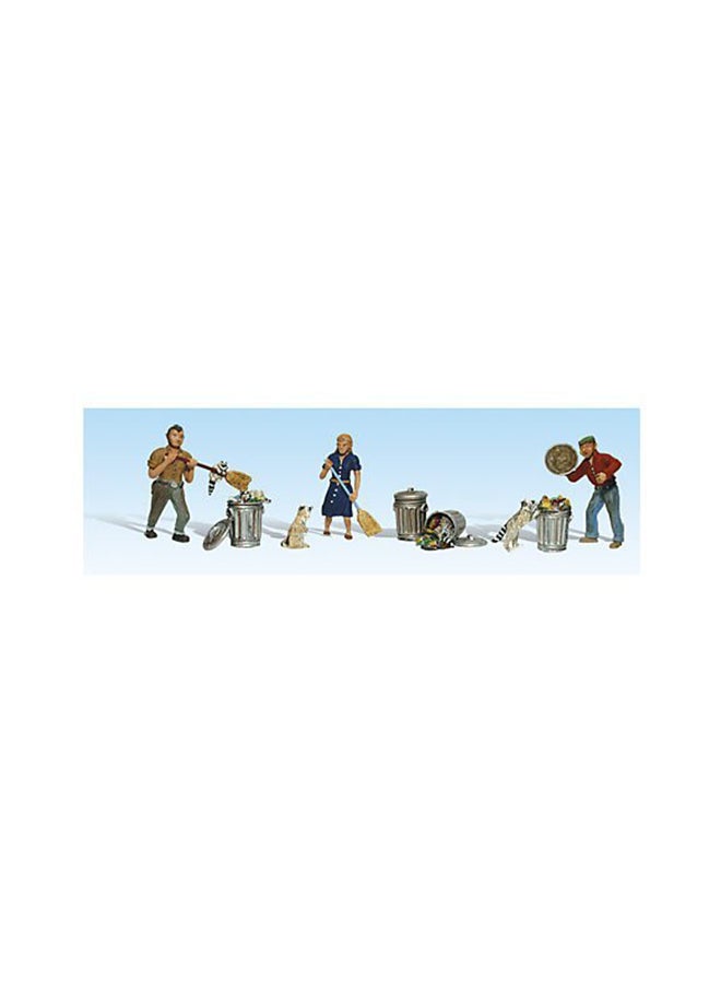Woodland Scenics HO People & Pesky Raccoons 0.3 x 0.3 x 0.7inch  - Image 1