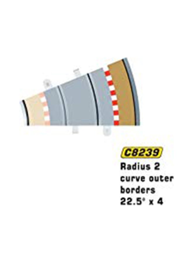 Scalextric Borders Tan Outer Radius 14.5x6.8x9inch - Image 2