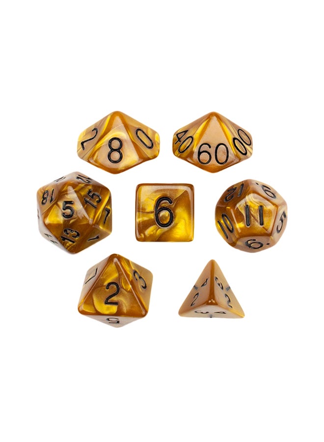 Wiz Dice - 7-Piece Polyhedral Dice Set 4.8x4.7x1.2inch - Image 1