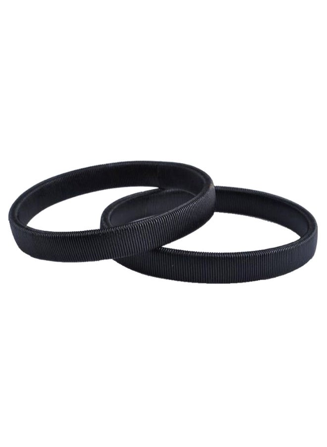 2-Piece Metal Simple Spring Cuff Bracelet Set  - Image 1