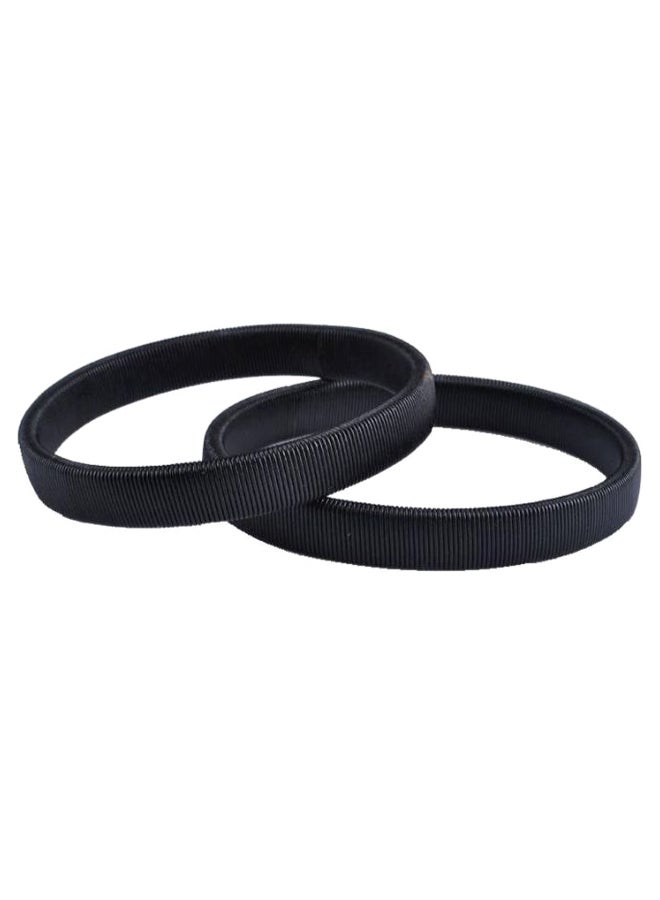 2-Piece Metal Simple Spring Cuff Bracelet Set - Image 1