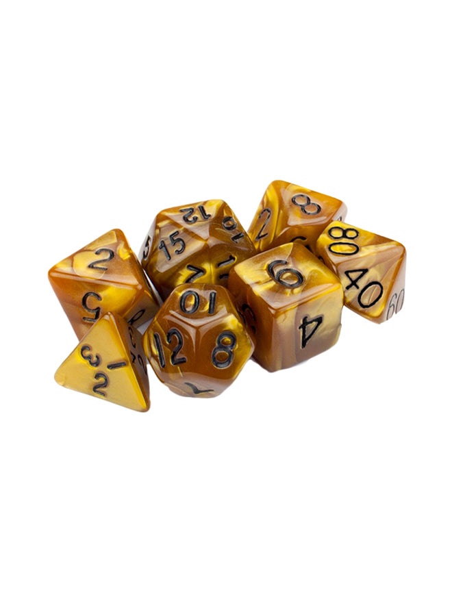 Wiz Dice - 7-Piece Polyhedral Dice Set 4.8x4.7x1.2inch - Image 1