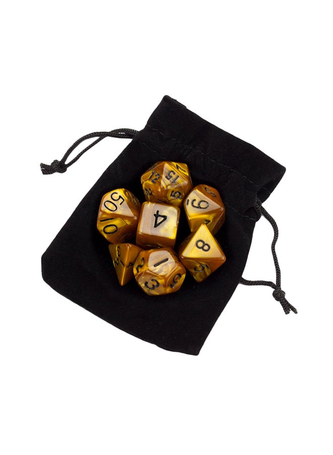 Wiz Dice - 7-Piece Polyhedral Dice Set 4.8x4.7x1.2inch - Image 1
