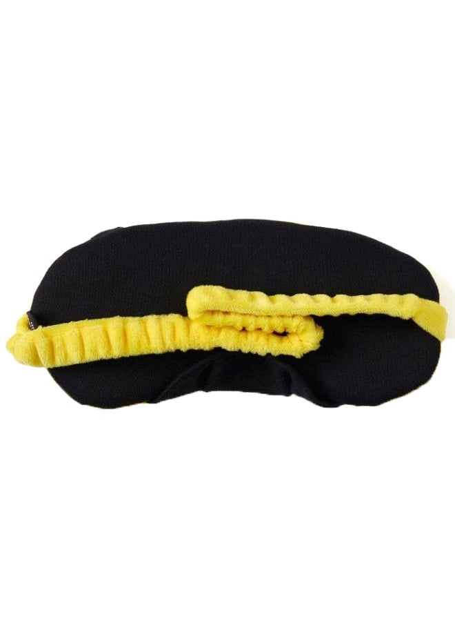 Cartoon Sleeping Eye Mask Yellow/White/Black  - Image 2