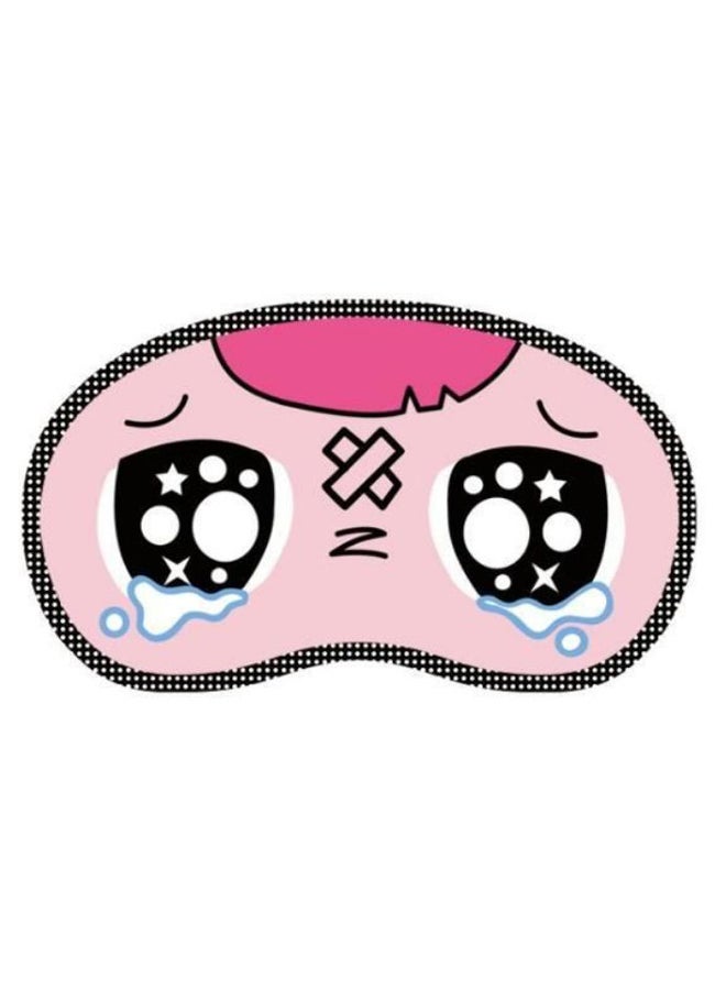 Lovely Cartoon Face Sleeping Eye Mask Multicolour 