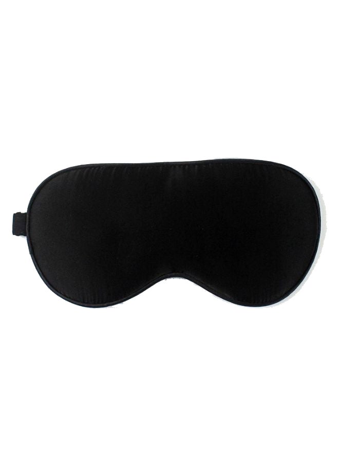 Super Soft Sleeping Eye Mask With Adjustable Strap Black  - Image 2