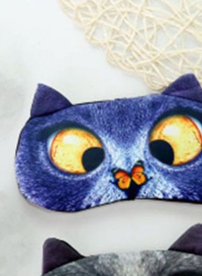 3D Cartoon Sleeping Eye Mask Blue/Brown/Black - Image 2