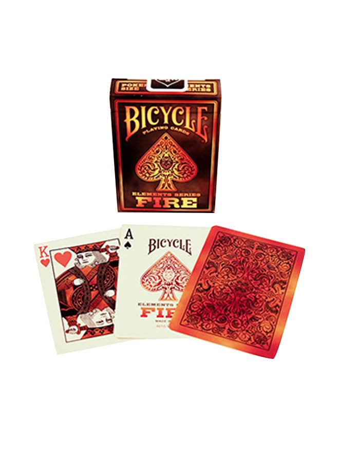 Bicycle Fire Standard Playing Cards - Image 1