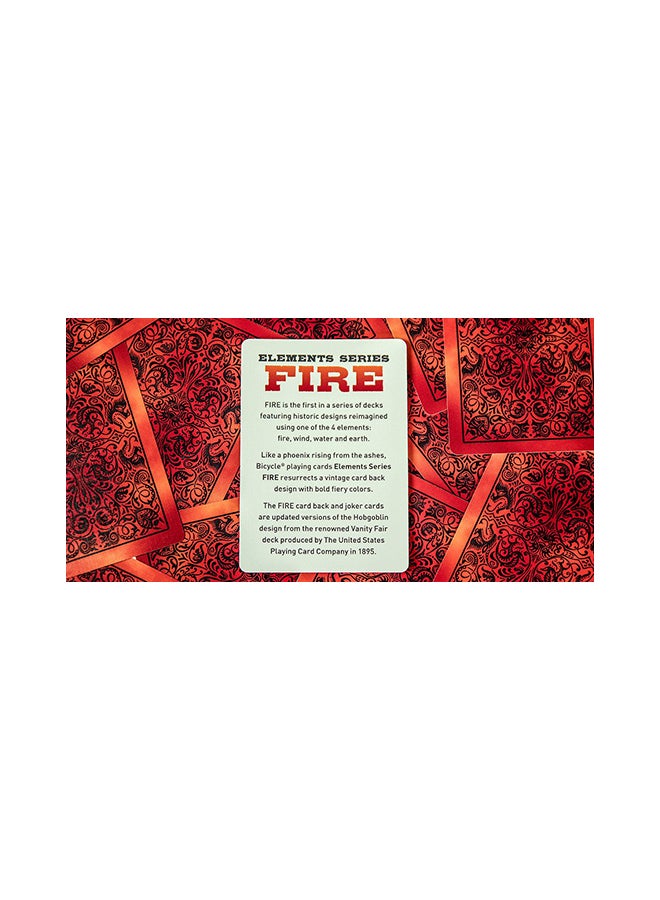 Bicycle Fire Standard Playing Cards - Image 4
