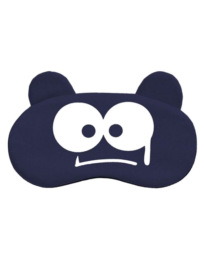 Cartoon Panda Sleeping Eye Mask Blue/White