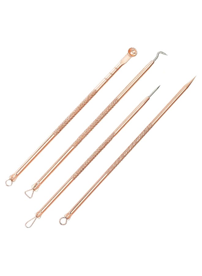 Beauty Makeup Blackhead Remover Tools Set Gold