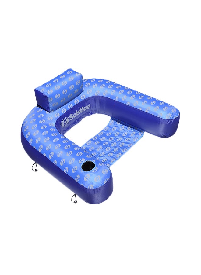 Solstice Swimline Designer Loop Lounge Pool Float 15.2x5.5x12inch - Image 1