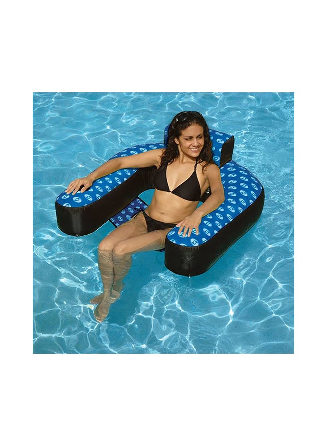 Solstice Swimline Designer Loop Lounge Pool Float 15.2x5.5x12inch - Image 2
