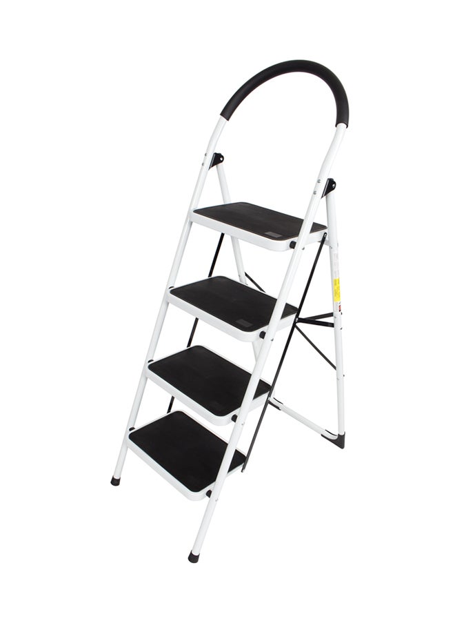 BITA 4 Step Heavy Duty Ladder White/Black - Image 1
