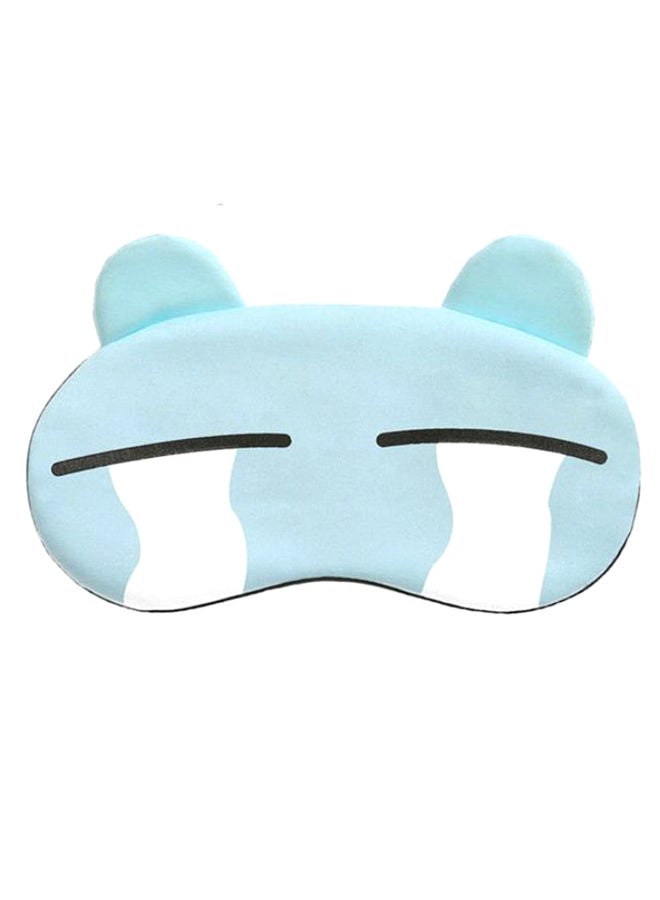 Funny Cartoon Sleeping Eye Mask Blue/Black/White