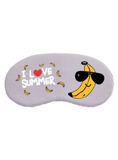 I Love Summer Print Sleeping Eye Mask Multicolour