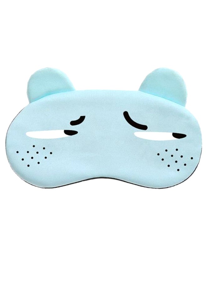 Funny Cartoon Sleeping Eye Mask Blue/Black/White 