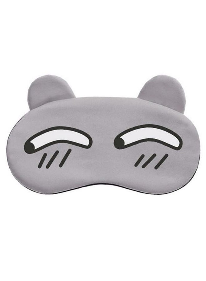 Funny Cartoon Sleeping Eye Mask Grey/White/Black
