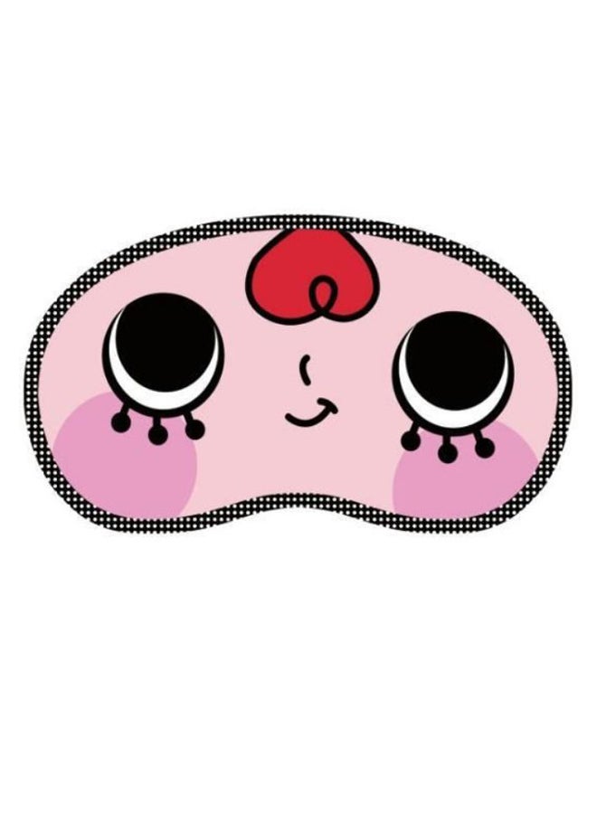 Funny Cartoon Sleeping Eye Mask Pink/Black/Red 