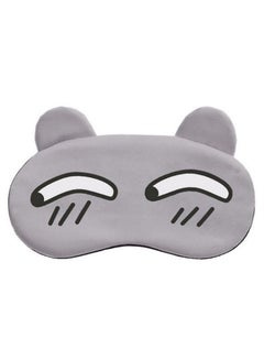 Generic Funny Cartoon Sleeping Eye Mask Grey/Black/White 