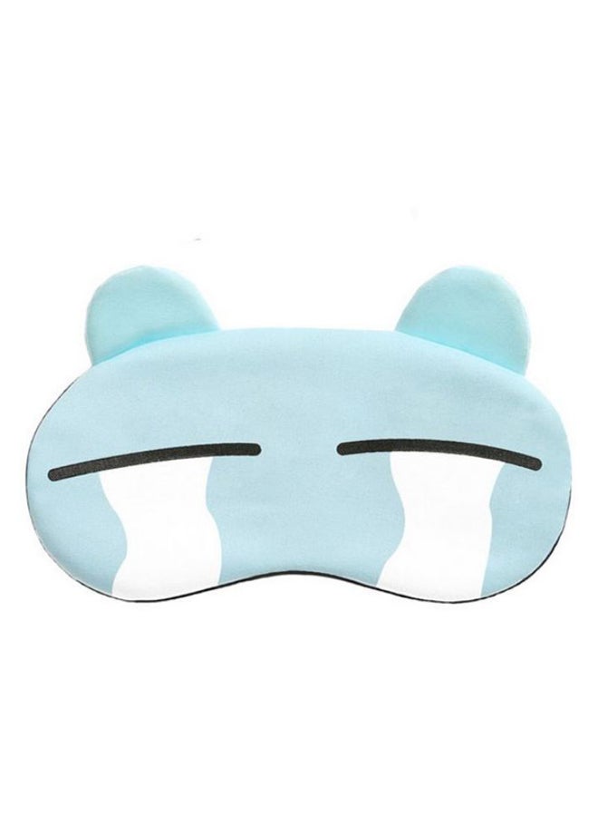 Funny Cartoon Sleeping Eye Mask Blue/Black/White 