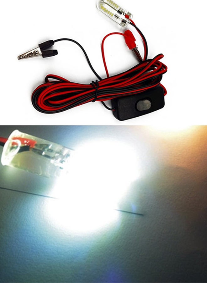 48 Led Underwater Submersible Night Fishing Light Red/Black 15x15x2cm  - Image 2