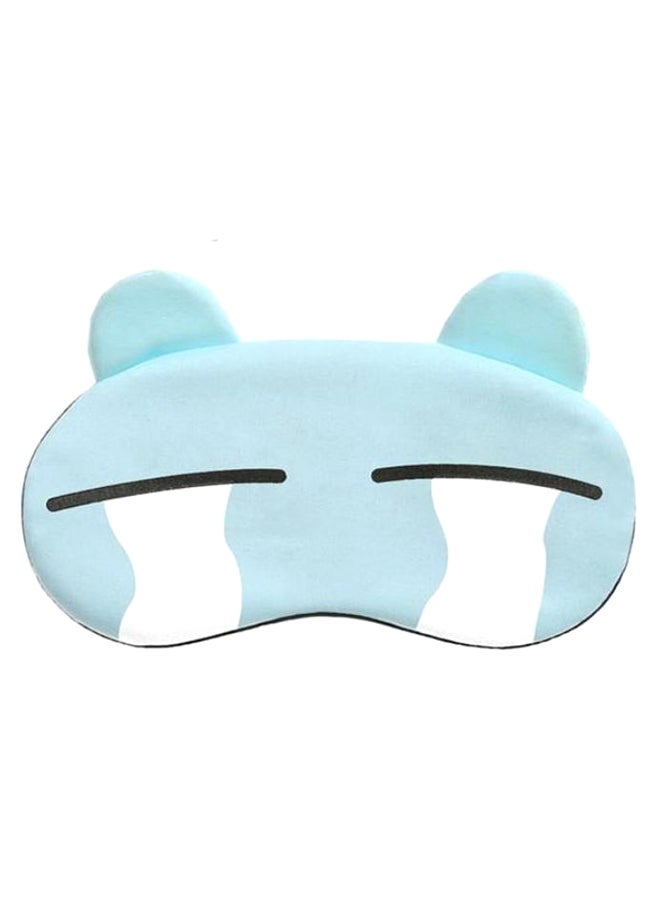 Funny Cartoon Sleeping Eye Mask Blue/Black/White