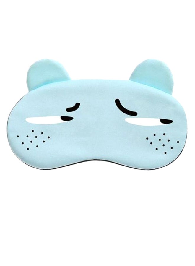Funny Cartoon Sleeping Eye Mask Blue/Black/White