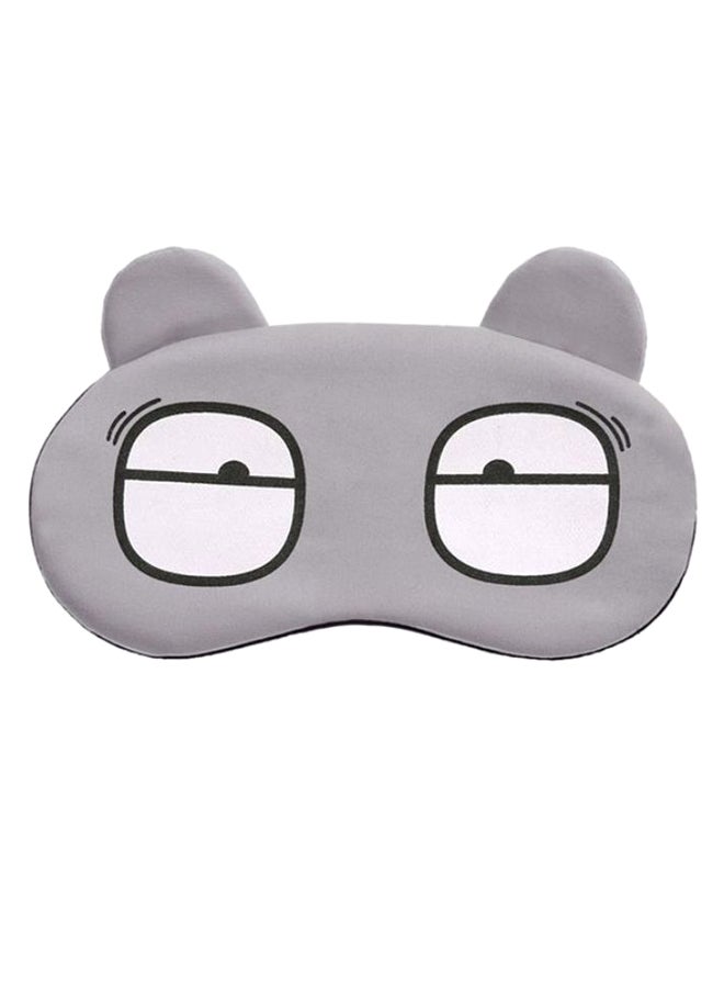 Funny Cartoon Sleeping Eye Mask Grey/Black/White